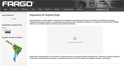 Desktop Screenshot of impresorasdetarjetasfargo.com